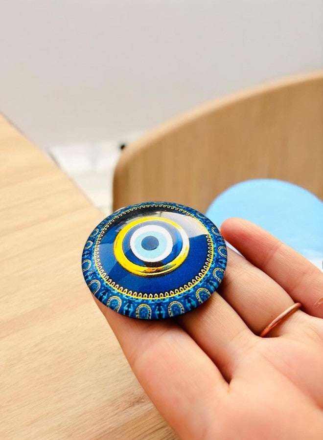 WARMINGO DE Evil Eye Fridge Magnet for Home Office or Main Door | Decorative Turkish Evil Eye | Bad Energy Protector | Home Decor (Design B) - Image 2